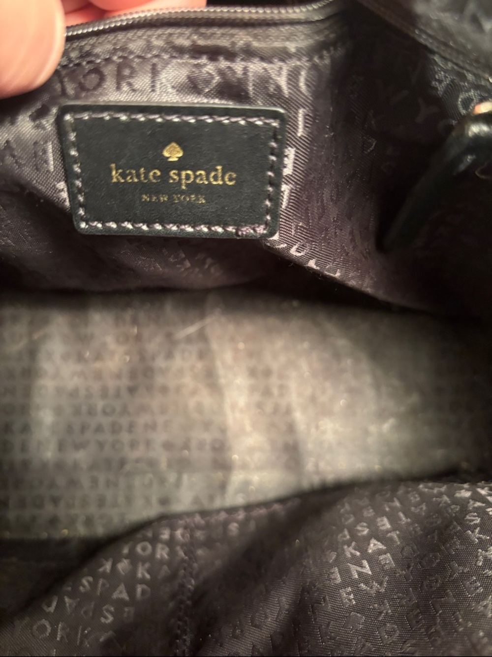 kate spade Black & Cream Floral Grid Tote - Picture 8 of 8